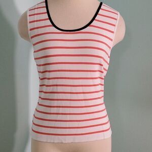 Azure ming wang light weight sleevless top. Small. Striped.